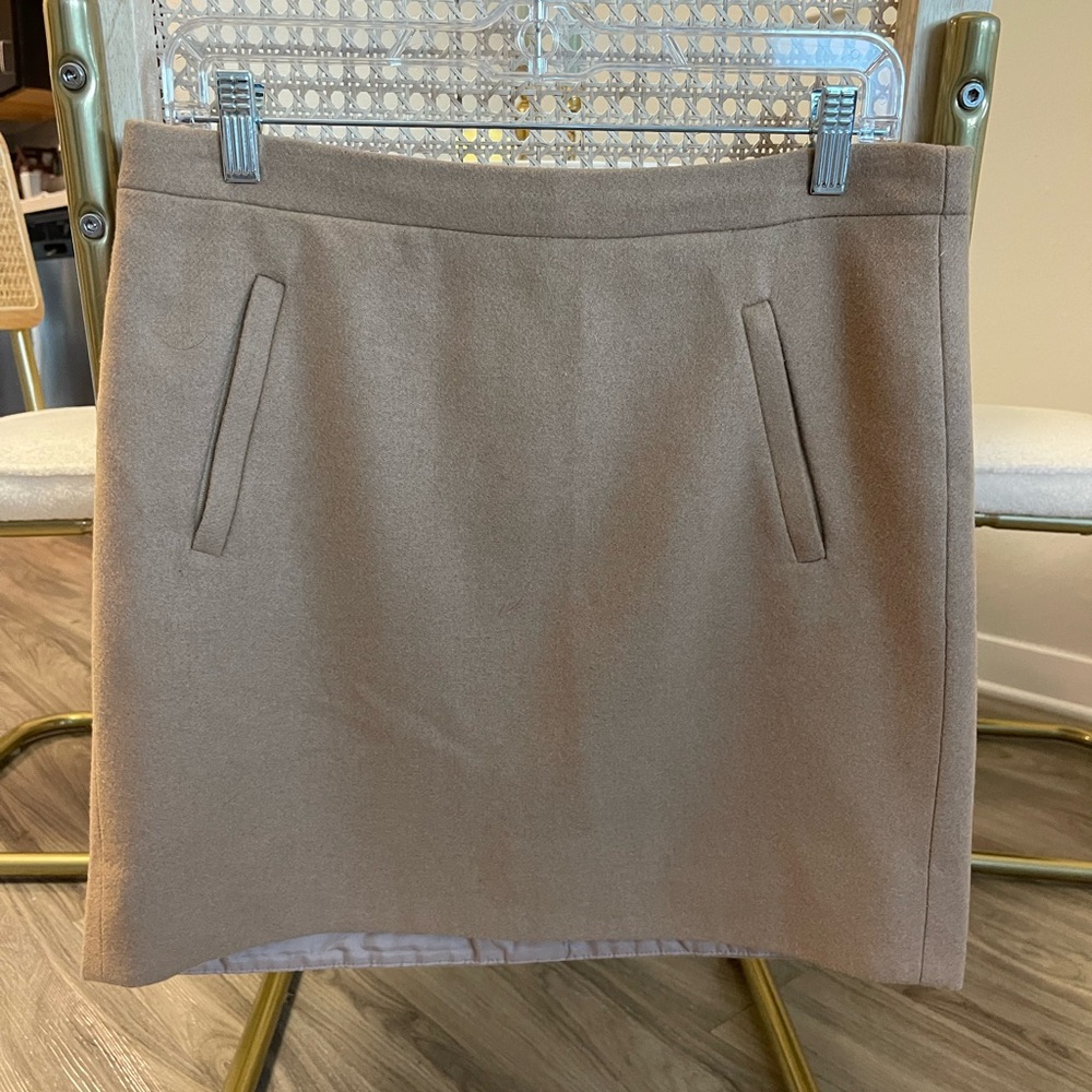 J. Crew Camel Tan Mini Skirt